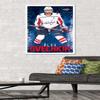 NHL Washington Capitals - Alex Ovechkin 17 Wall Poster, 34L" x 22.4W", White Framed Version view 2