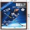 Trends International NHL Toronto Maple Leafs - Morgan Rielly 16 Wall Poster, 22.375" x 34", Mahogany Framed Version view 3