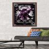 Trends International DC Comics Movie - The Dark Knight - The Joker Playing Card Wall Poster, 22.375" x 34", Mahogany Framed Version view 2