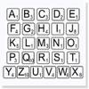 Custom Decal Sticker Scrabble Letters with Frame Farmhouse Wall Dcor Option 3: 6-9 Letters view 1