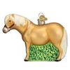 Old World Christmas Shetland Pony Glass Blown Ornament for Christmas Tree view 1