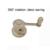Drying rack Lift Ceiling-Mounted Airer Pulley Washer Dryer Clothesline Suitable for Bathroom Outdoor Balcony Aluminum 150cm view 3