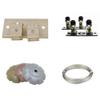 Drying rack Lift Ceiling-Mounted Airer Pulley Washer Dryer Clothesline Suitable for Bathroom Outdoor Balcony Aluminum 150cm view 4