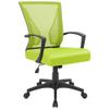 Furmax Office Chair Ergonomic Computer Desk Mesh Chair Mid Back Swivel Lumbar Support with Armrest (1, Cyan) view 1