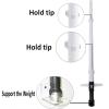Pmsanzay 2 Pack, Universal Clear Acrylic Rack Lightsaber Display Wall Mount Light Saber Wall Rack Lightsaber Laser Sword Light Saber Wall Holder LED Light Saber Stand - Hardware Included. view 3