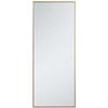 Elegant Decor Eternity 60" x 24" Contemporary Metal Frame Mirror in Brass view 1