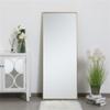 Elegant Decor Eternity 60" x 24" Contemporary Metal Frame Mirror in Brass view 2