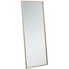 Elegant Decor Eternity 60" x 24" Contemporary Metal Frame Mirror in Brass view 3