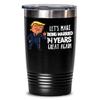 14th Anniversary Trump Tumbler Funny Fourteenth Year Married Ivory Celebration Coffee Mug For Wife or Husband view 1