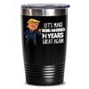 14th Anniversary Trump Tumbler Funny Fourteenth Year Married Ivory Celebration Coffee Mug For Wife or Husband view 2