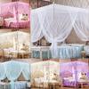 heaven2017 Romantic Princess Lace Canopy Mosquito Net Keeps Away Insects Flies for Home, Backyard, Park, Party, Day Care White Full view 3