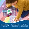 Booooom Jackson Hop and Count Hopscotch Kid Rug,40''x70'' Kids Carpet Rugs for3, 4, 5, 6, and 7 Year Olds,Rainbow Rug for Girls Bedroom and Kids playroom, Floor Mat Suitable for Indoor and Outdoor view 4