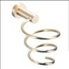 Hongbanlemp Brass Brushed Gold Hair Dryer Rack Sanitary Bathroom Bathroom Wall Mount view 1