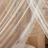 heaven2017 Romantic Princess Lace Canopy Mosquito Net Keeps Away Insects Flies for Home, Backyard, Park, Party, Day Care White King view 4