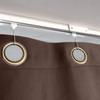 TWOPAGES Ceiling Track Room Divider Curtain Kit with Blackout Curtain, x-Large A, 9ft to 12ft Wide x 8ft Tall(1 Panel, 12.5ft Wide by 8ft Tall, Chocolate) view 2