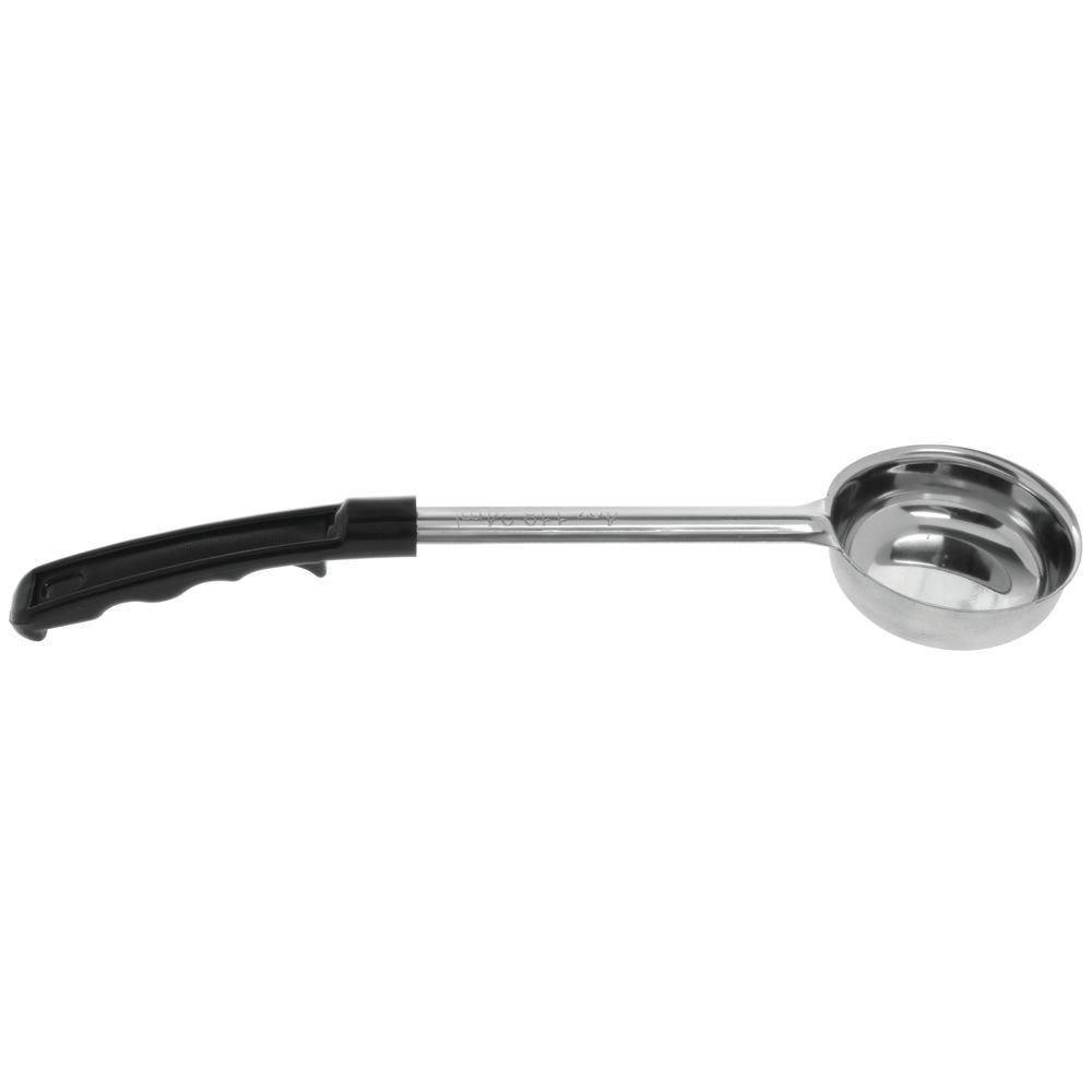 HUBERT 4 oz Portion Control Server Stainless Steel with Black Plastic Handle