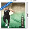 Trends International NBA Milwaukee Bucks - Giannis Antetokounmpo 17 Wall Poster, 22.375" x 34", White Framed Version view 3