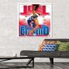 Trends International NBA Philadelphia 76ers - Joel Embiid Wall Poster, 22.375" x 34", White Framed Version view 2