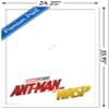 Trends International Marvel Cinematic Universe - Ant-Man and the Wasp - One Sheet Wall Poster, 22.375" x 34", White Framed Version view 3