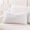 14x22 Luxury Hypoallergenic 50/50 Fluffy Feather Poly Mix Rectangular Pillow Insert, 100% Cambric Cotton Shell, Never Vacuum-Packed, Odorless, Made in USA view 2