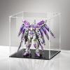 LASOA Acrylic Display Case  Display Box for Collectibles, Figures, Memorabilia, Clear Showcase with Black Base, Self-Assembly Display Container, 10x10x10inch view 1