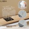 LASOA Acrylic Display Case  Display Box for Collectibles, Figures, Memorabilia, Clear Showcase with Black Base, Self-Assembly Display Container, 10x10x10inch view 4