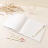 Calculs Polaroid Bridal Shower Guest Book From Miss To Mrs Bachelorette Party Picture Book 8.5 Square Blank Pages, White Cover Rose Gold Foil Stamping view 2