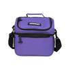 Patriot Coolers Duo Lunch Bag - 15 Can Lunch Cooler With Dual Compartments And Convenient Carry Strap (Purple) view 1