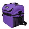 Patriot Coolers Duo Lunch Bag - 15 Can Lunch Cooler With Dual Compartments And Convenient Carry Strap (Purple) view 2