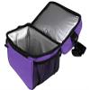 Patriot Coolers Duo Lunch Bag - 15 Can Lunch Cooler With Dual Compartments And Convenient Carry Strap (Purple) view 4