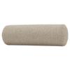 Cotton and Linen Long Cervical Pillow Solid Color Round Cervical Pillow Sofa Cushion Round Neck Bolster Pillows (Camel Color, 1040cm) view 1