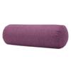 Cotton and Linen Long Cervical Pillow Solid Color Round Cervical Pillow Sofa Cushion Round Neck Bolster Pillows (Purple, 1040cm) view 1