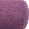 Cotton and Linen Long Cervical Pillow Solid Color Round Cervical Pillow Sofa Cushion Round Neck Bolster Pillows (Purple, 1040cm) view 2