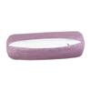 Cotton and Linen Long Cervical Pillow Solid Color Round Cervical Pillow Sofa Cushion Round Neck Bolster Pillows (Purple, 1040cm) view 4