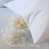 21x60 Hypoallergenic Luxury 100% Small Feather Rectangular Grand Queen Pillow Insert, 100% Cambric Cotton Shell, Never Vacuum-Packed, Odorless, Made in USA, Set of 2 view 3