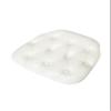 Commercial Seating Products White Tufted Vinyl Cushions Chairs, 6-Pack view 1
