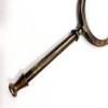 Marine Nautical Store Vintage Brass Handheld Magnifying Glass 4" Magnifier Table Top with Brown Leather Case view 4