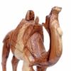 Bethlehem Handicrafts Hand Carved Kneeling Camel with Harness view 4