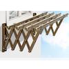 LHH Clothes Drying Dryer Racks for Drying Clothing Towels/Diapers/Underwear/Socks/Hat/Glove (Size : Two Rod 1.5m) view 1