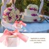 30 Pcs Party Favor Candy Boxes with Ribbons Paper Sweets Gift Boxes for Wedding Birthday Christmas Baby Shower Graduation Party Favors Ribbon Decoration (Pink) view 4