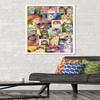 Trends International Keith Kimberlin - Kittens Collage Wall Poster, 22.375" x 34", White Framed Version view 2
