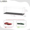 LASOA Acrylic Display Case, Display Box for Collectibles, Figures, Memorabilia, Clear Showcase with Black Base, Self-Assembly Display Container, 7x4.7x6inch view 2