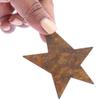Pack of 12 Rusty Tin Star Cutouts - Rusted Metal Stars for DIY Crafts - Primitive, Rustic Country, Farmhouse DIY Crafts and Decorative Accents (Size: 3 inch Long x 2 inch Wide) view 2