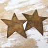 Pack of 12 Rusty Tin Star Cutouts - Rusted Metal Stars for DIY Crafts - Primitive, Rustic Country, Farmhouse DIY Crafts and Decorative Accents (Size: 3 inch Long x 2 inch Wide) view 4