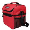 Patriot Coolers Duo Lunch Bag - 15 Can Lunch Cooler With Dual Compartments And Convenient Carry Strap (Red) view 2