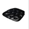 Commercial Seating Products Black Tufted Vinyl Cushions Chairs, 6-Pack view 2