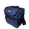 Patriot Coolers Duo Lunch Bag - 15 Can Lunch Cooler With Dual Compartments And Convenient Carry Strap (Navy Blue) view 2