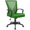 Furmax Office Chair Ergonomic Computer Desk Mesh Chair Mid Back Swivel Lumbar Support with Armrest (1, Green) view 1