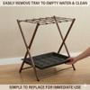GL GLOBAL LIFE Folding Umbrella Storage Stand Rack Holder Organizer Bin for Entryway Home Commercial Office Dcor with Drip Tray view 4