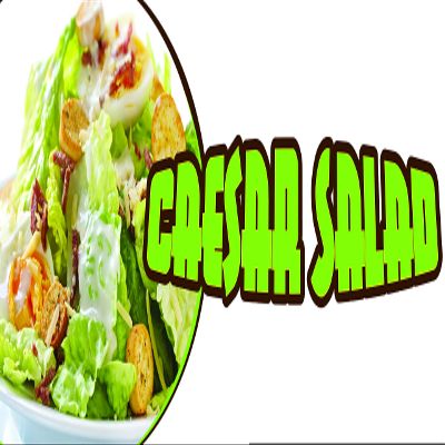 Caesar Salad 48" Banner Concession Stand Food Truck Single Sided